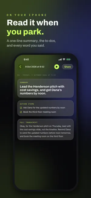 RoadNotes: Voice Notes screenshot 3