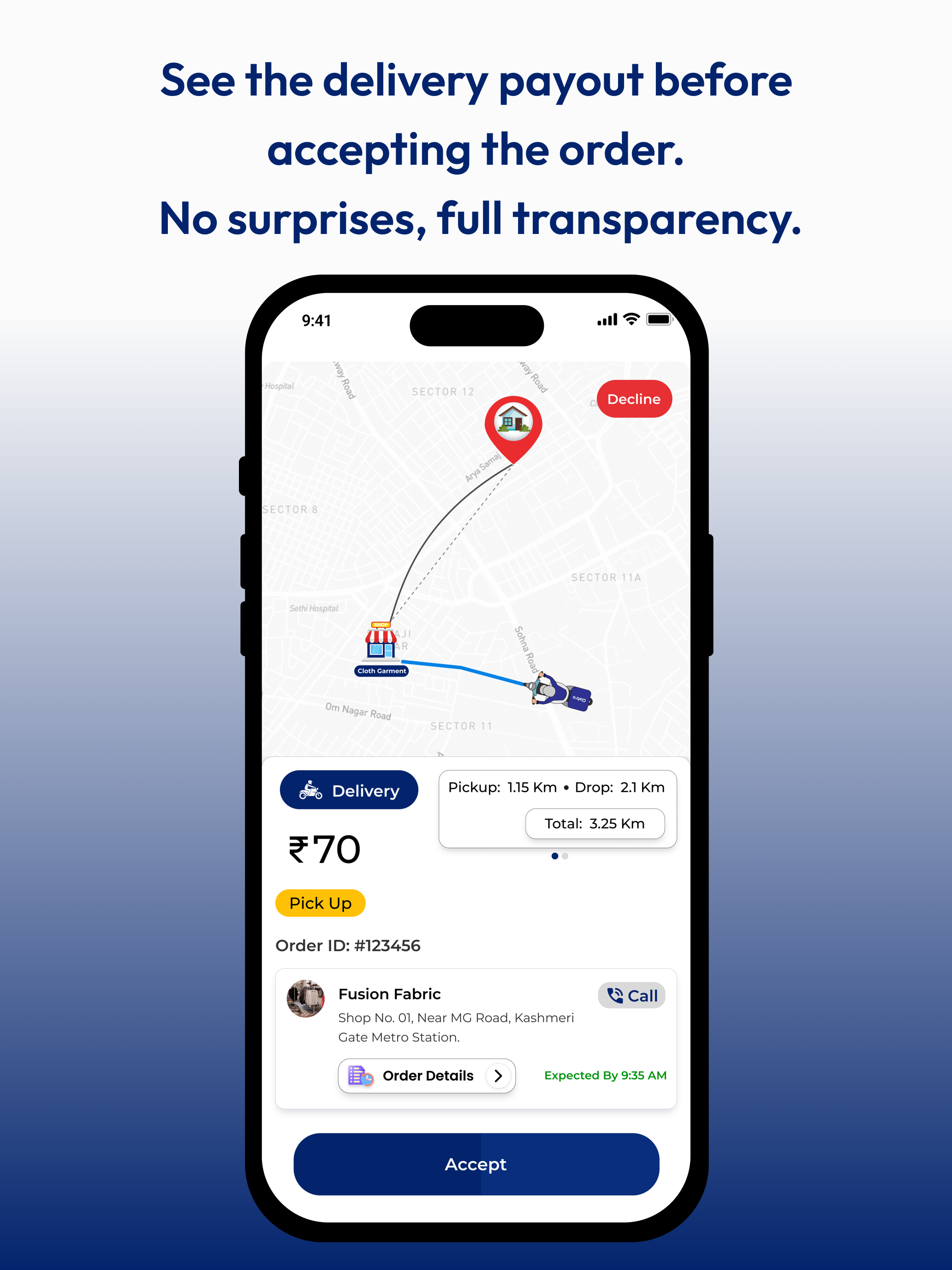 Glatro Delivery Partner screenshot 8
