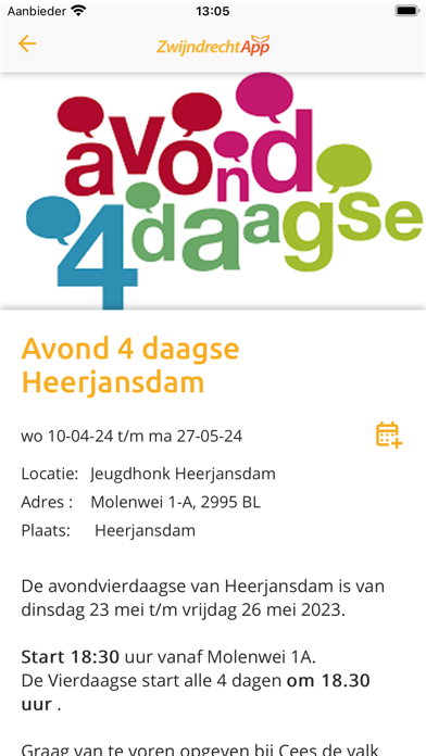De ZwijndrechtApp Screenshot