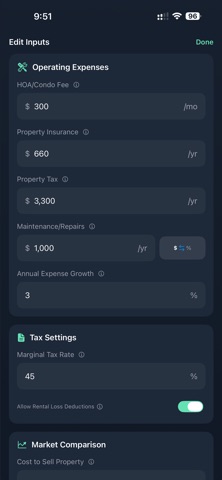 Return on Equity screenshot