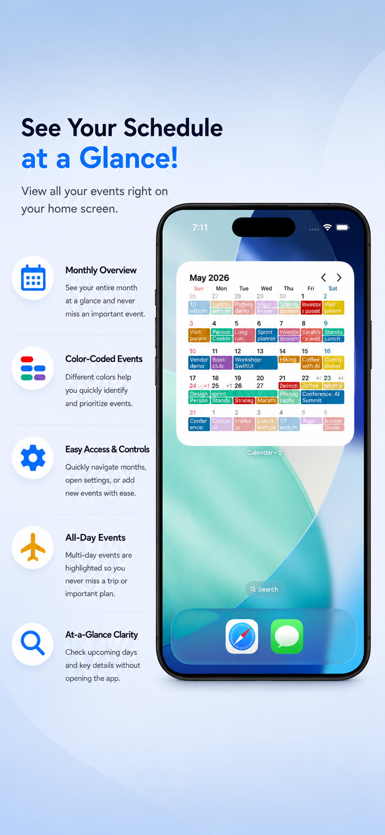 Calendar+ 2: Planner Widget screenshot 6