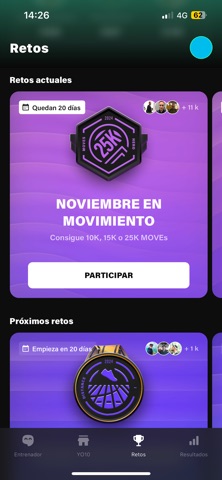 YO10 Fitness app screenshot 3