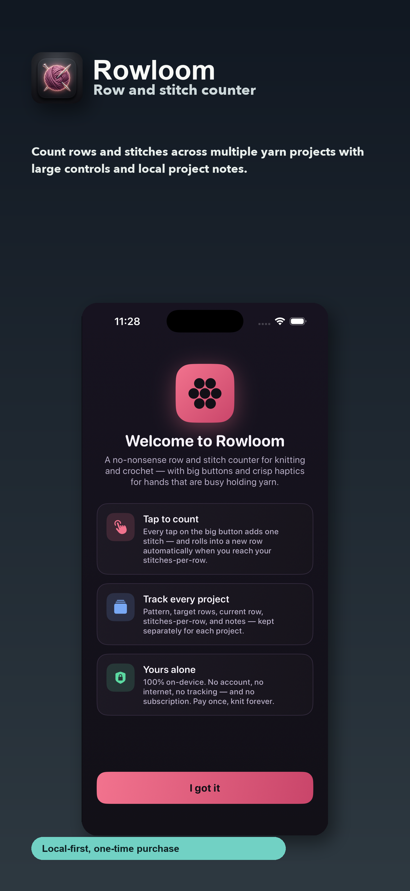Rowloom screenshot 1 of 1