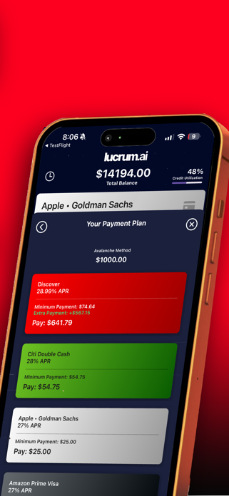 lucrumAI - Credit Optimization Screenshot 3 of 7