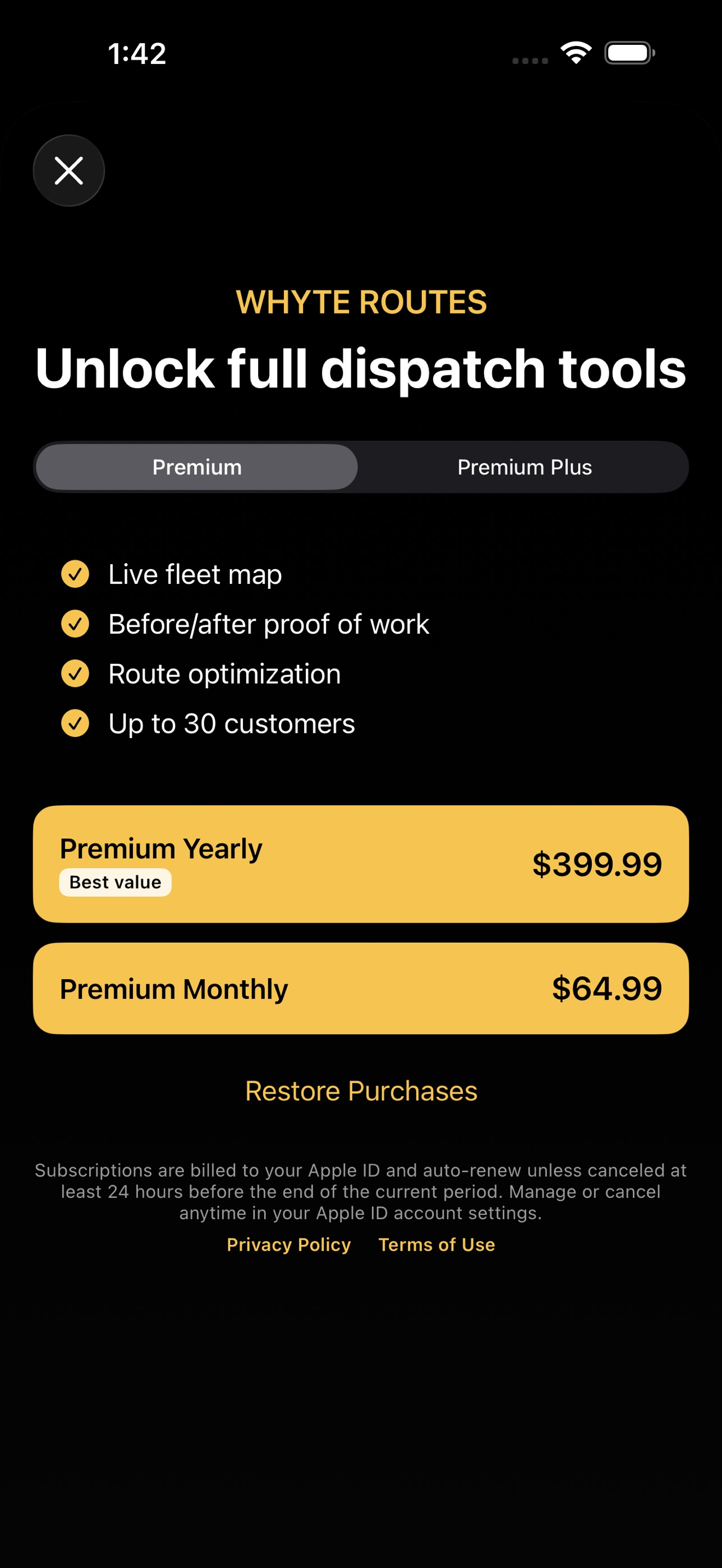 Screenshot 1 of WHYTE ROUTES