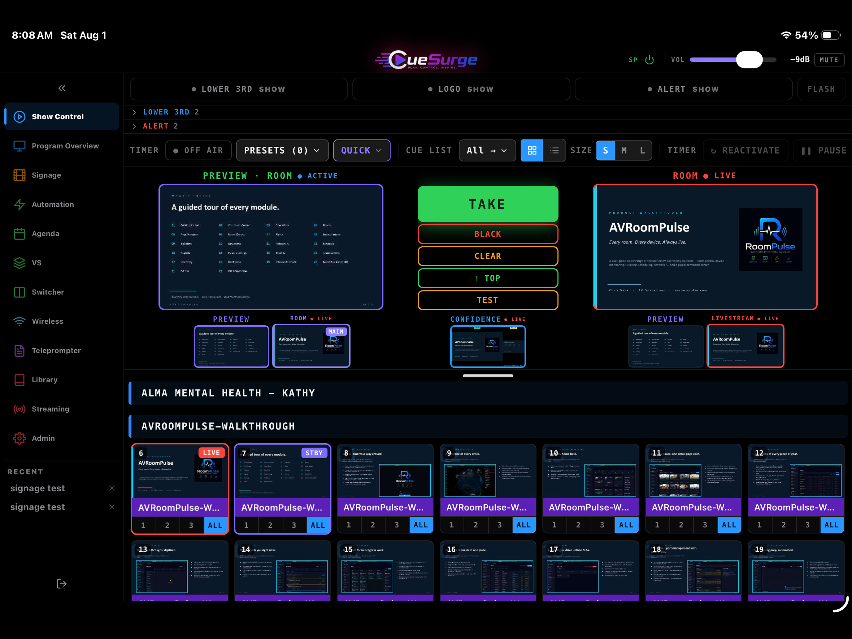 CueSurge Remote screenshot 3