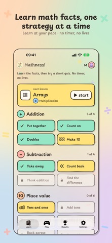 Mathness! Learn Math Facts Screenshot 1 of 8