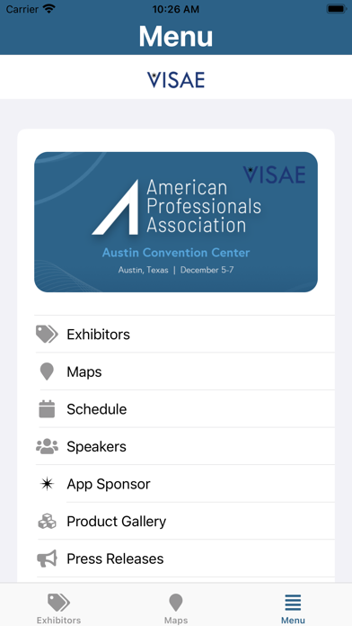 APA National Conference Screenshot