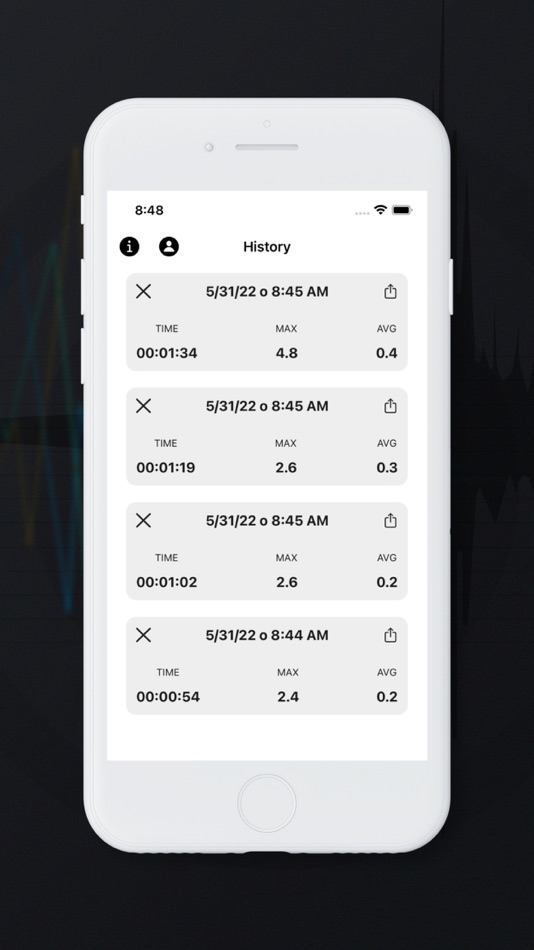 #2. Vibration meter - Seismometer (iOS) 게시자: MYSTIC MOBILE APPS LLC