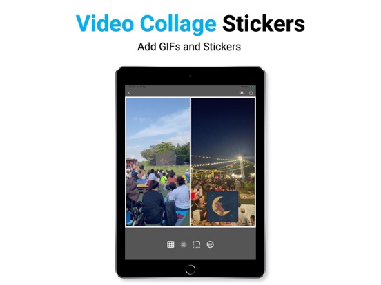 Video Collage Maker:Mix Videos iPad screenshot