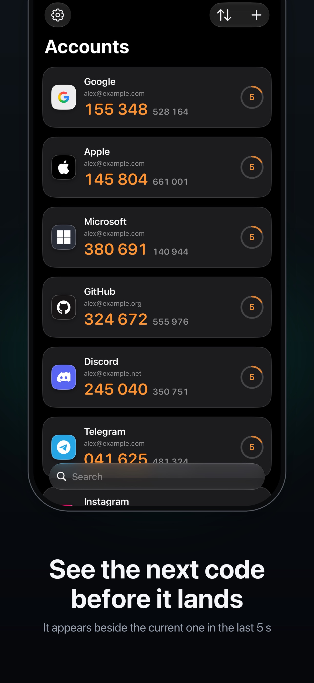 Screenshot 2 of Toki Authenticator