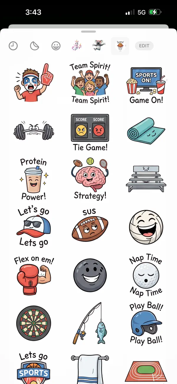 Screenshot #2 pour Sports Vibe Stickers