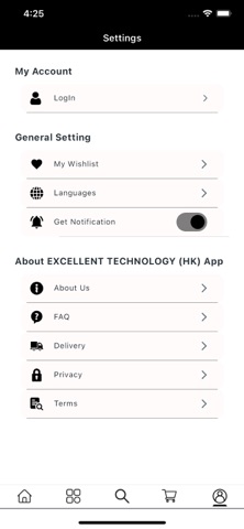EXCELLENT TECHNOLOGY (HK) screenshot