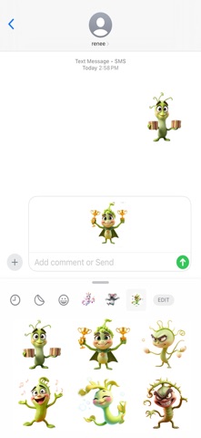 杂耍卷茎贴纸 screenshot