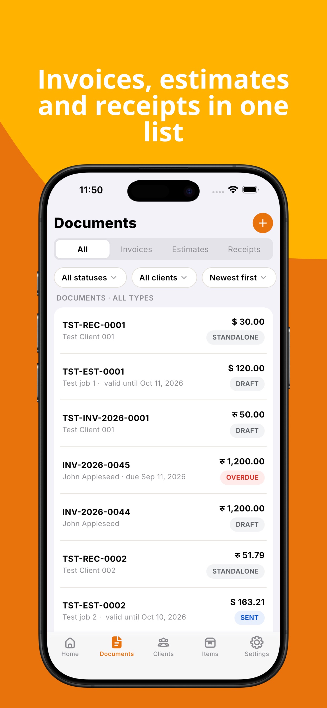 Screenshot 2 of Billzy: Bills & Invoices Maker