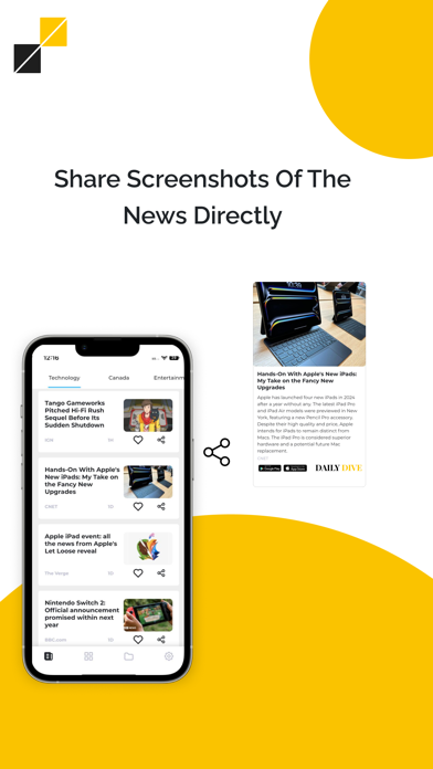 Canada News Daily Dive iPhone screenshot 5 - News app
