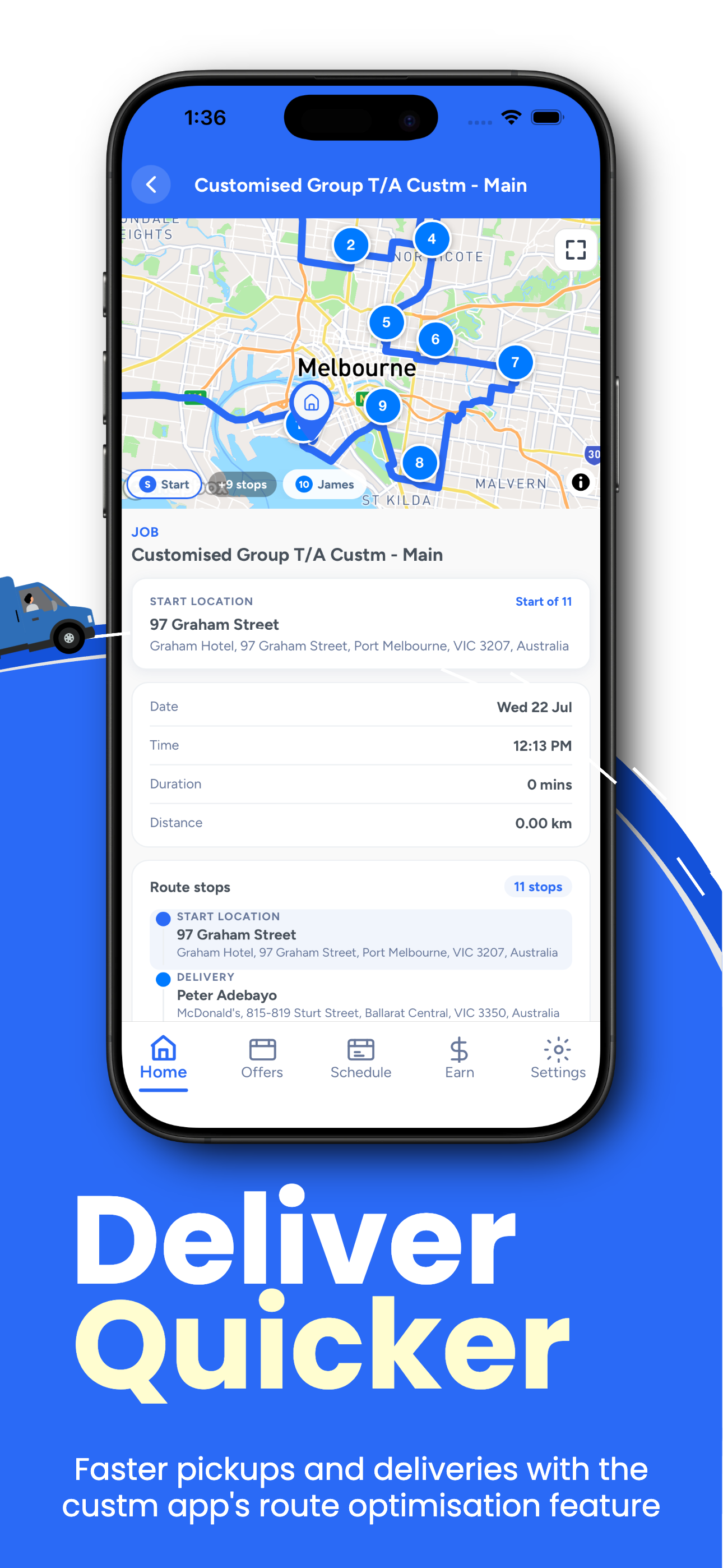 Custm: Deliver and Earn screenshot 3