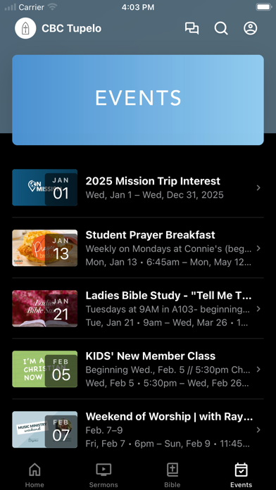 Screenshot #3 pour Calvary Baptist Tupelo