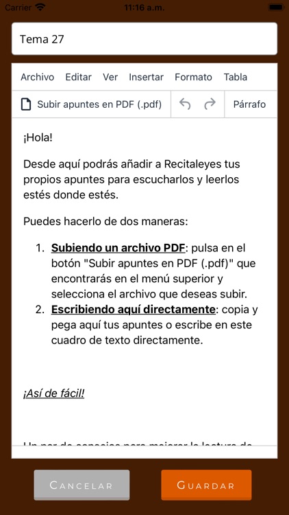 Recitaleyes screenshot-5