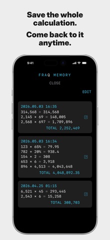 FRAQ CALC Lite Screenshot 7 of 8