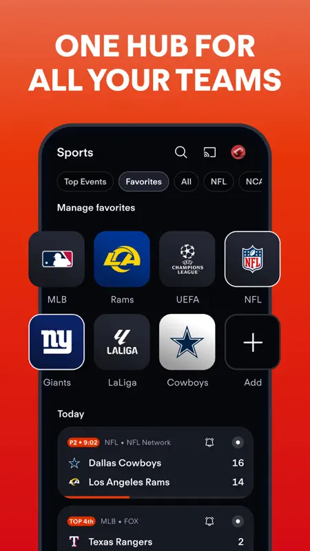 Fubo: Watch Live TV & Sports screenshot 8 of 10