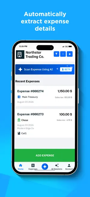 AI Expense Scanner - Enerpize screenshot 1
