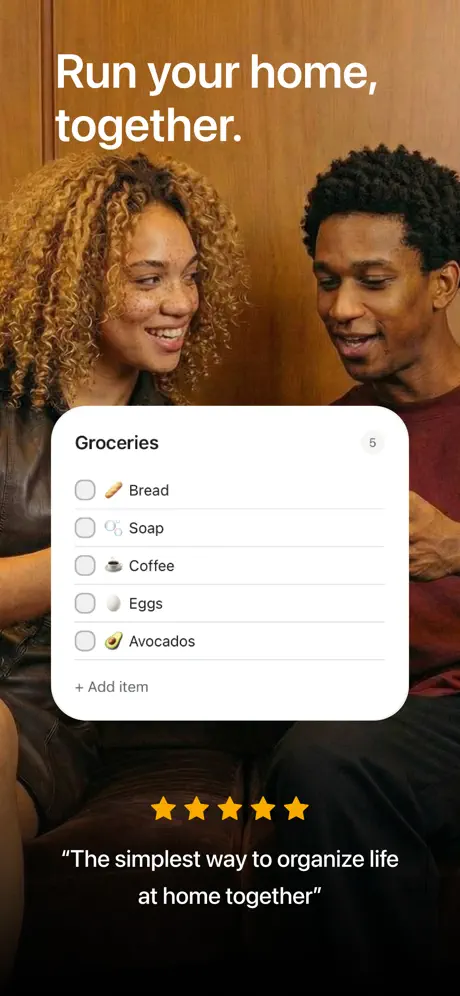 Casito: Shared Grocery & Tasks 家庭共享事物助手应用截图