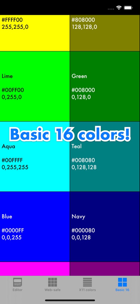 RGB checker - Check Colors! - Utilities App | MWM