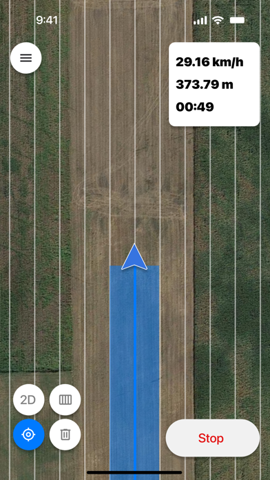 Tractor GPS Screenshot