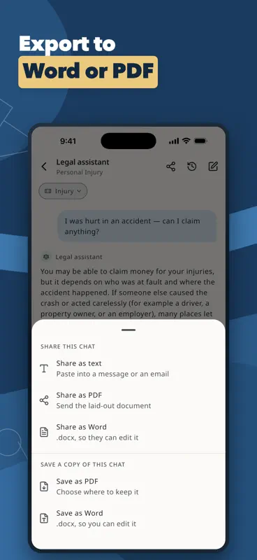 AI Legal Assistant . screenshot 5 of 5