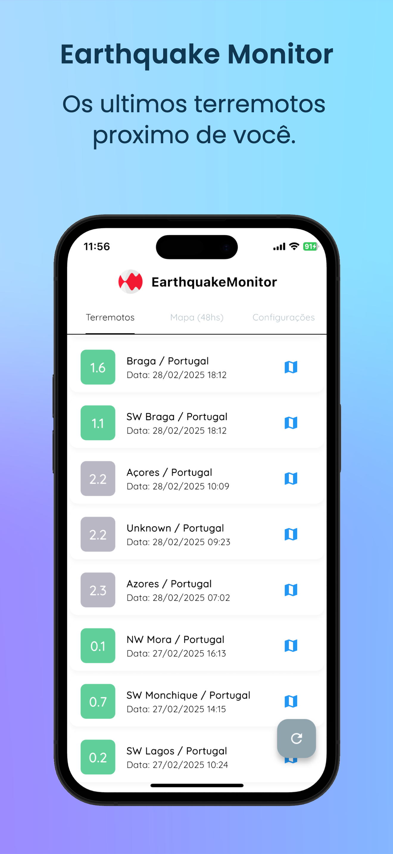 Earthquake Monitor