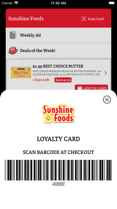 Sunshine Foods Screenshot