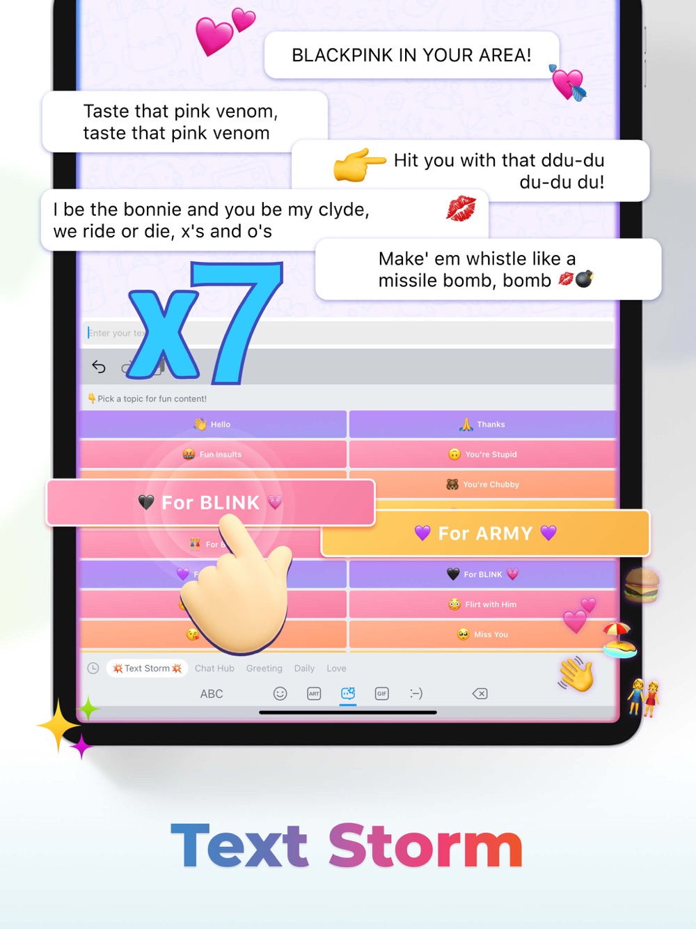 Facemoji AI Emoji Keyboard: official iPad preview 6 (opens full image in a new tab)