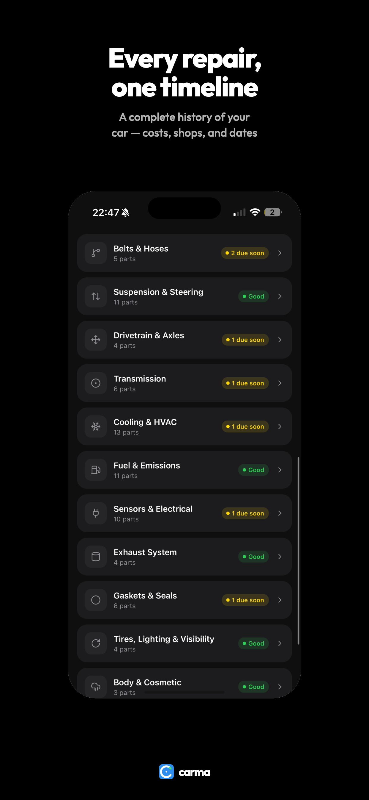 Carma: Car Remember Everything screenshot 2