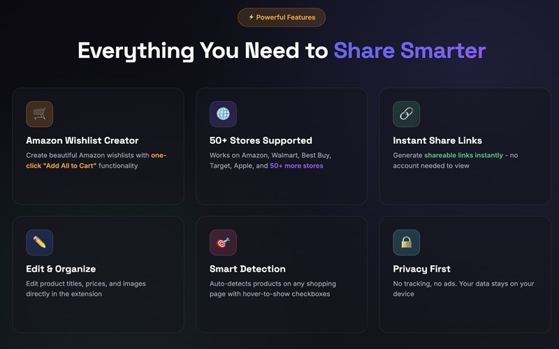 Share Product screenshot
