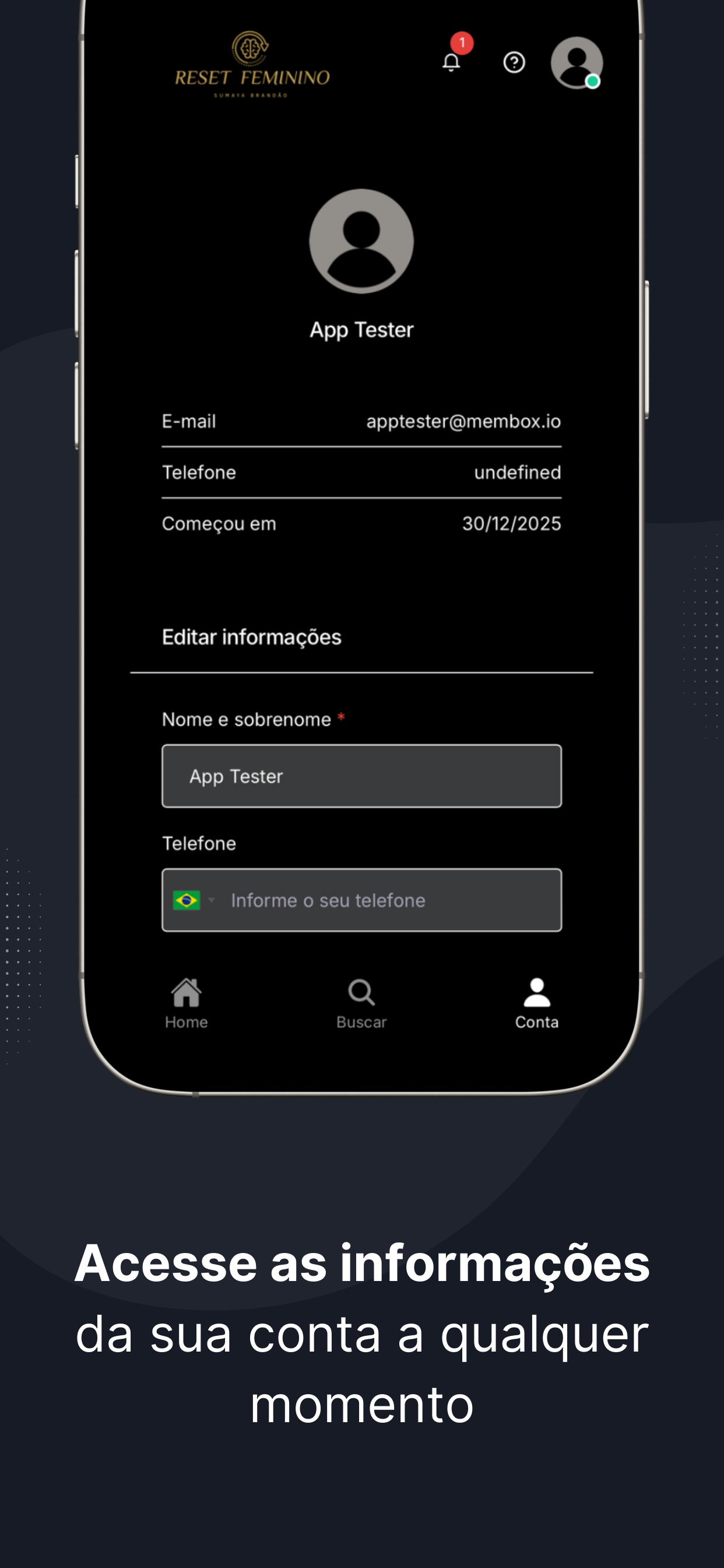Reset Feminino – Saúde Mulher screenshot 5