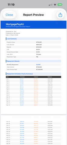MortgagePayAU screenshot