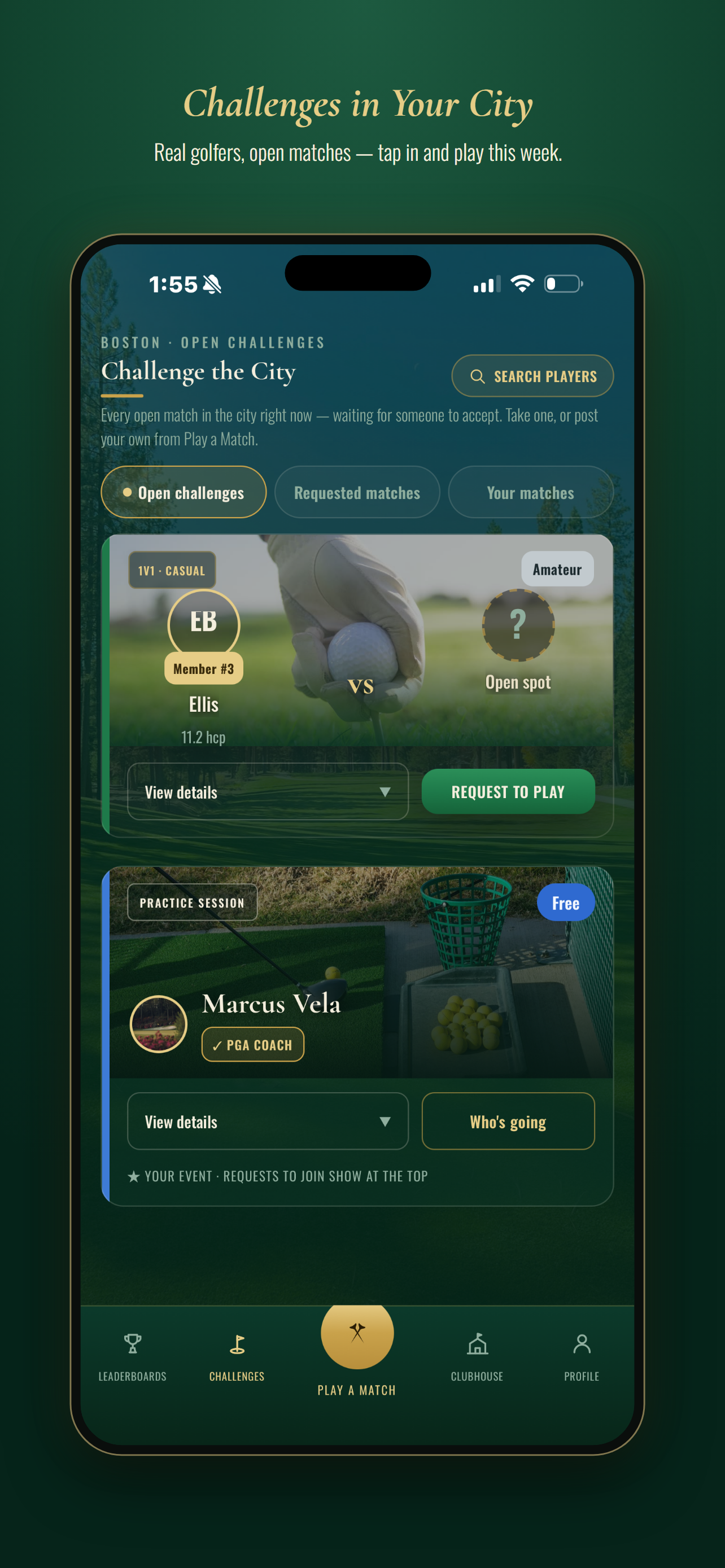 TGA TheGolfersApp screenshot 2