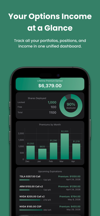 StrikeFlow: Options Income Screenshot 1 of 7