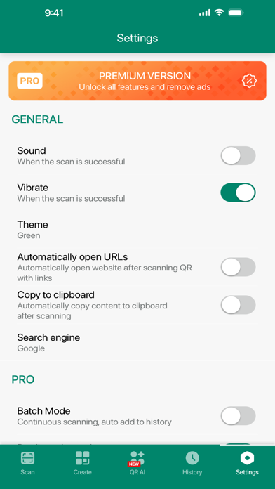 AI QR Code Scanner & Barcode iPhone screenshot 8 - Utilities app