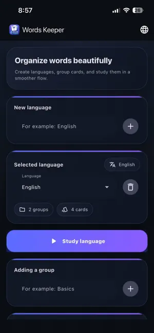 Words Keeper screenshot 3