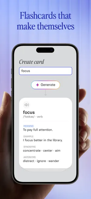 Toly: AI Language Flashcards screenshot 1