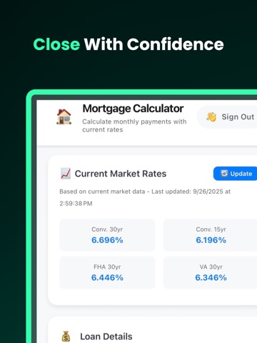 ComCal Commission Calculator iPad screenshot