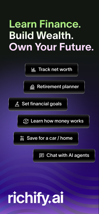 Richify: AI Wealth Tracker Screenshot 1 of 5