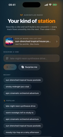AudioAtlas Radio screenshot 2