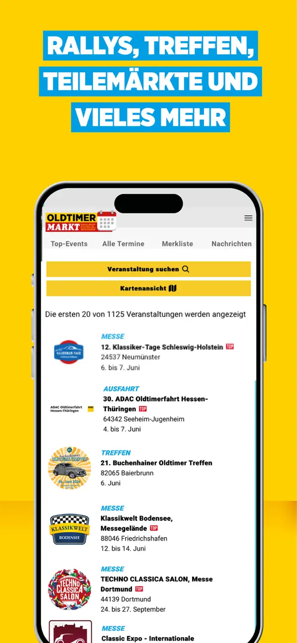 Screenshot #3 pour Oldtimer-Termine