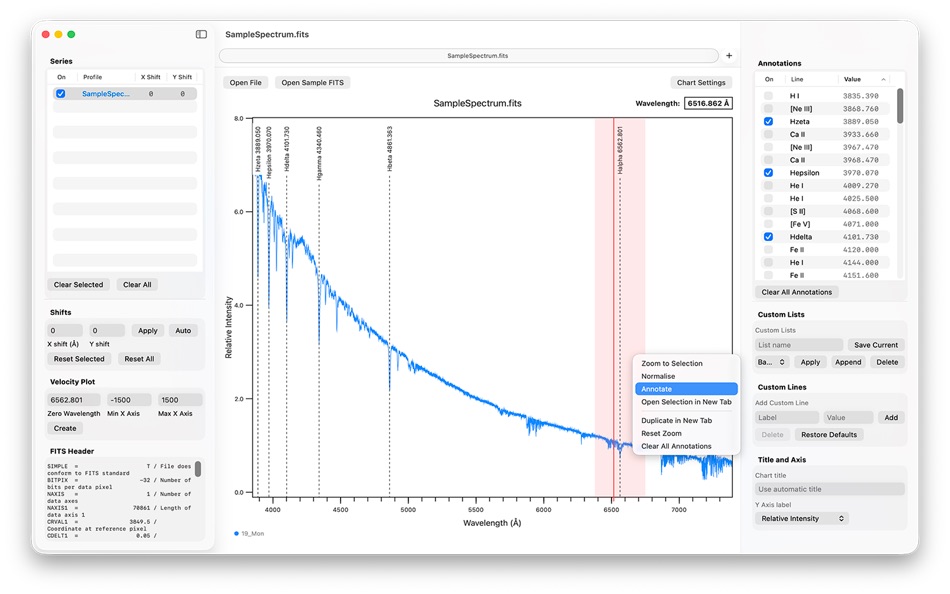 #3. SpectroPlot (macOS) By: Paul Luckas
