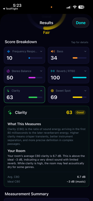 SonarRoom Audio Analysis Tool Screenshot 4 of 10
