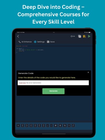 Learn C++: Code & Practice iPad screenshot