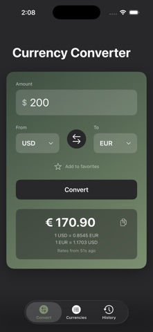 Simple Currency Conversions screenshot
